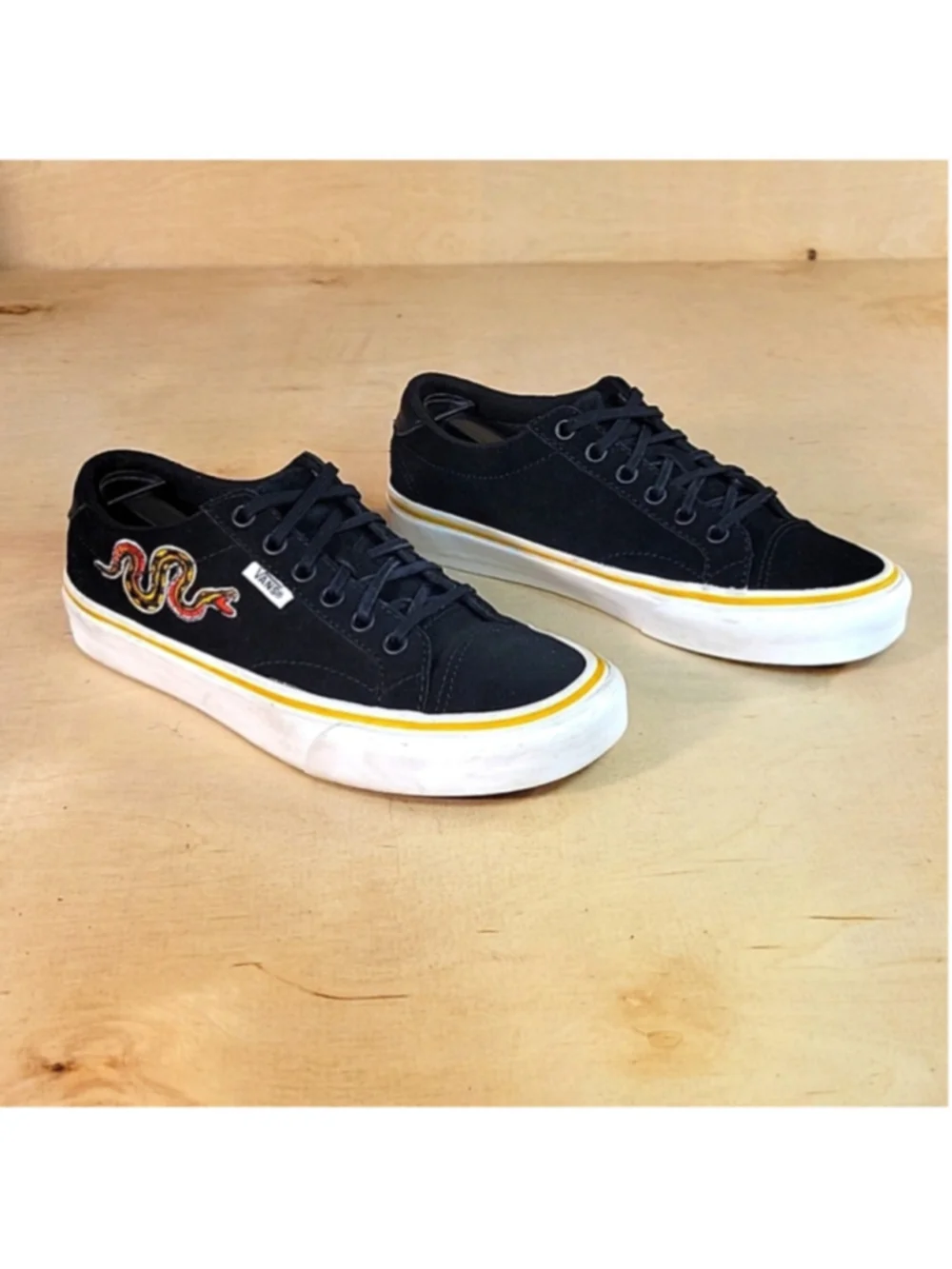 Vans Era Snake & Cheetah Black Shoes 4.5 Mens 6 Womens